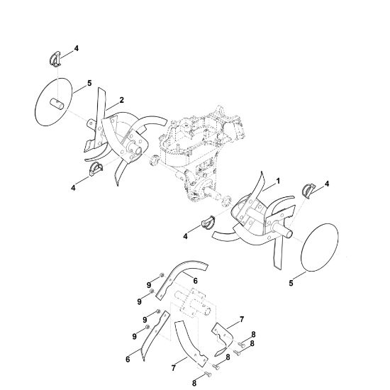 Picture of F - Hoe assy. HB 560.1