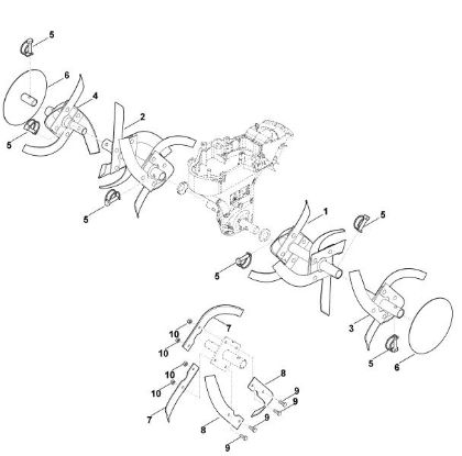 Picture of F - Hoe assy. HB 585.0