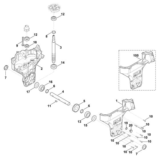 Picture of E - Gear head HB 685.1