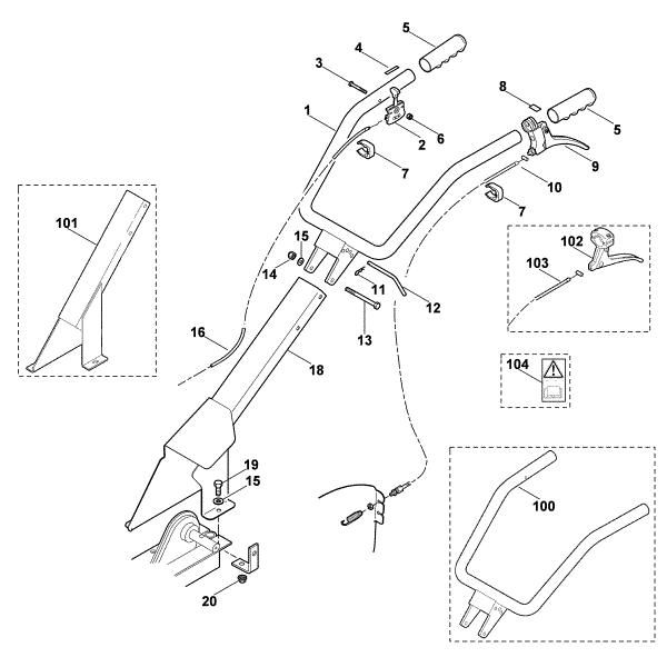 Picture of A - Handle VH 400