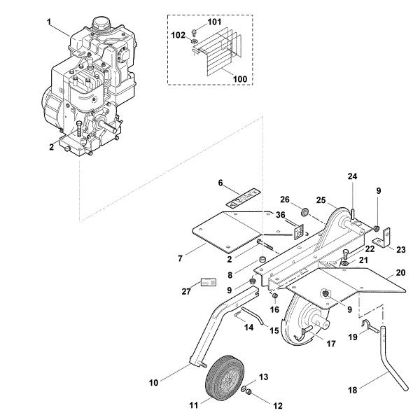 Picture of B - Basic unit, engine VH 400