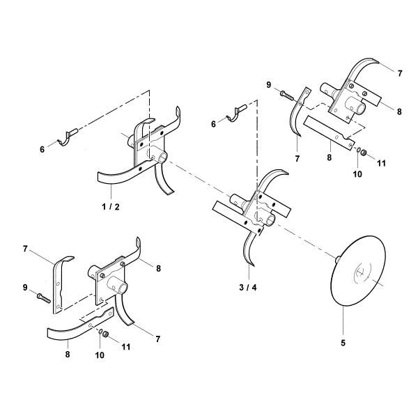 Picture of D - Hoe assy. VH 440