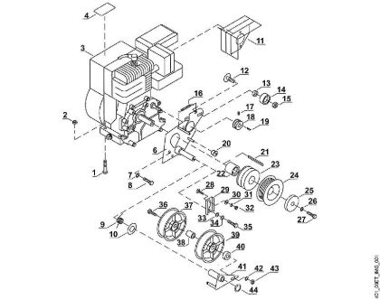 A - Basic unit, engine VH VH 550 brand Viking