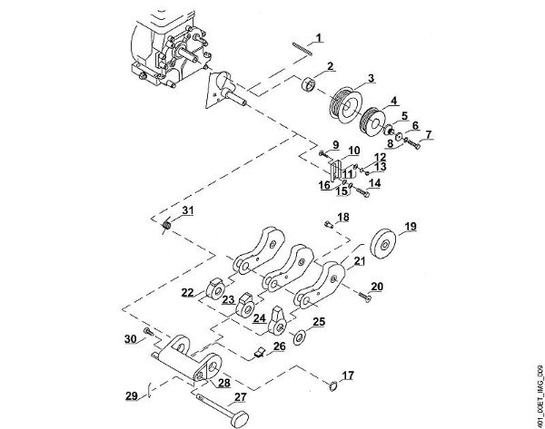 B - Belt tightener VH VH 650 brand Viking