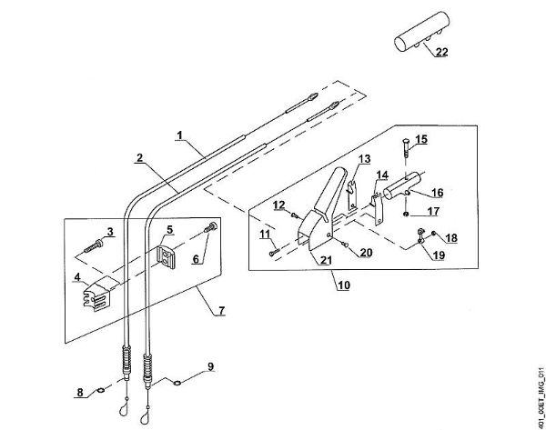 D - Clutch handle VH VH 650 brand Viking
