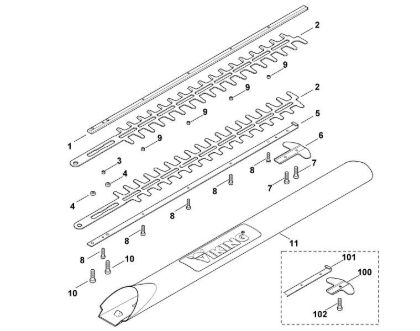 Picture of D - Cutter bar HE 515