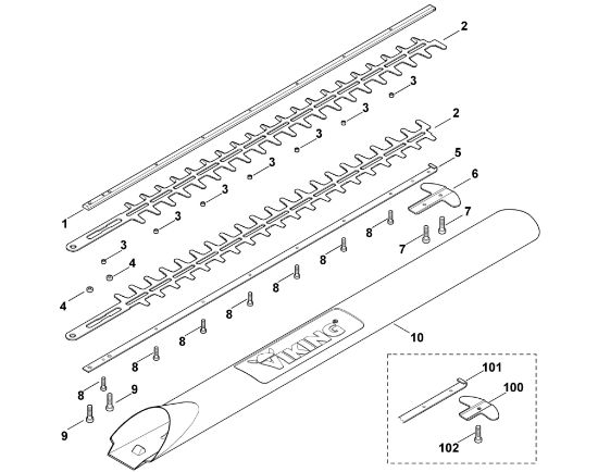 Picture of D - Cutter bar HE 615