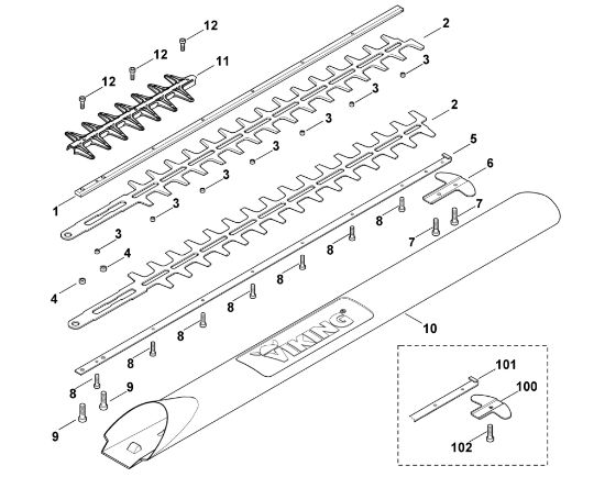 Picture of D - Cutter bar HE 805
