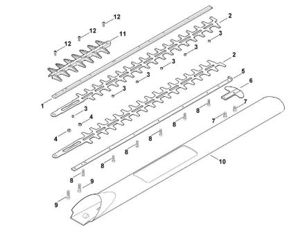 Picture of D - Cutter bar HE 810
