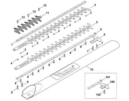 Picture of D - Cutter bar HE 815