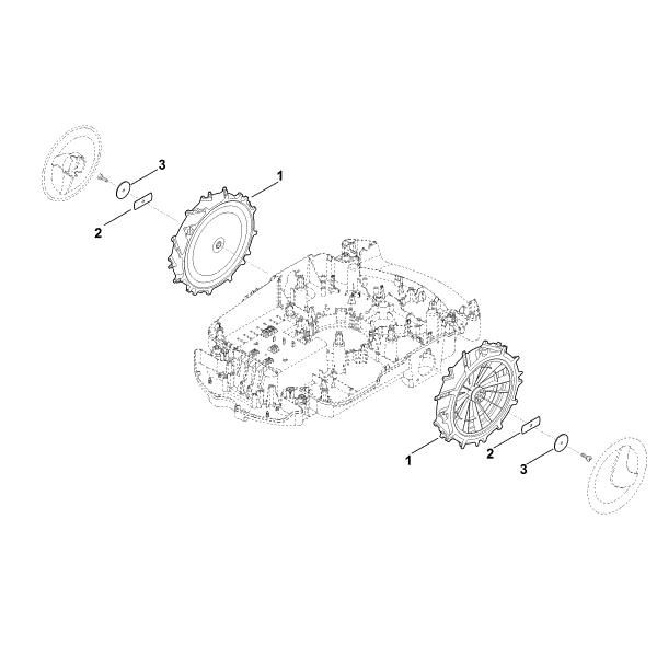 Picture of A - Drive wheel ART 240 ART 240