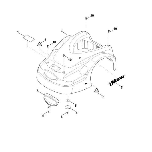 Picture of A - Machine cover MI 422.1
