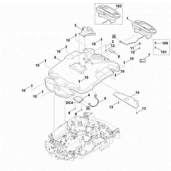 Picture of B - Housing upper part MI 632.0 P