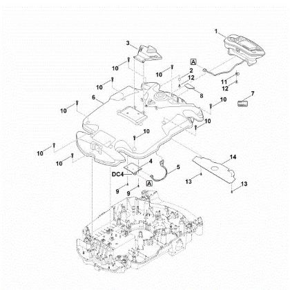 Picture of B - Housing upper part MI 632.1 P