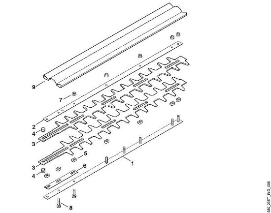 F - Cutter bar HEL HEL 600 brand Viking