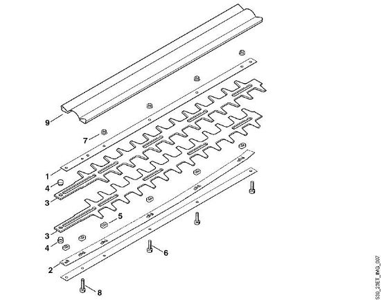 F1 - Cutter bar HEL HEL 600 brand Viking