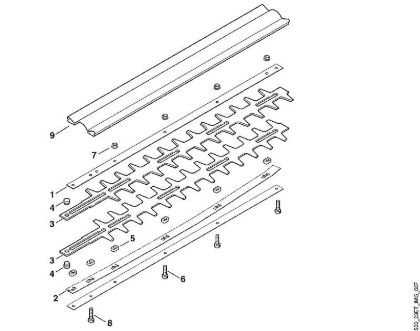 F1 - Cutter bar HEL HEL 600 K brand Viking