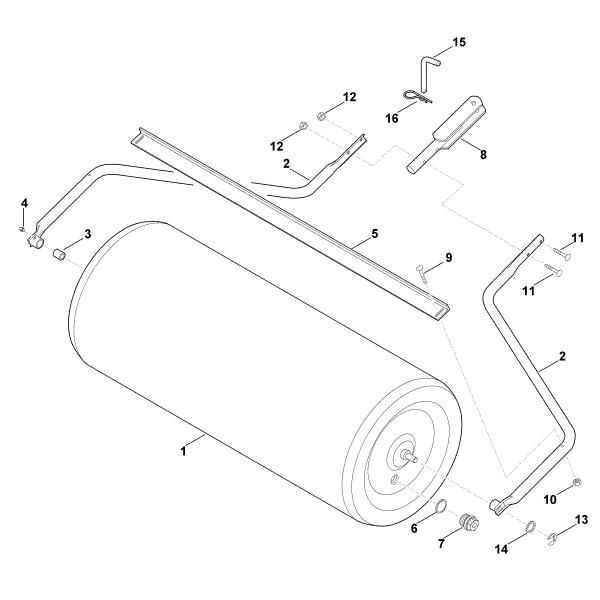 Picture of A - Garden roller AGW 098