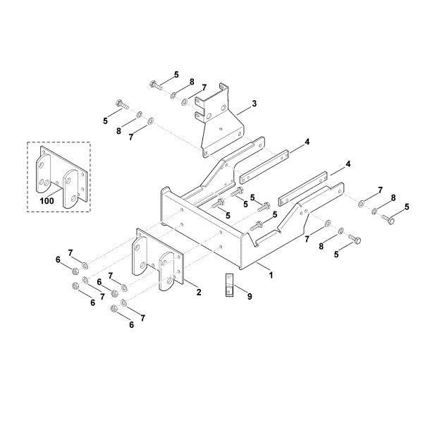 Picture of A - Mounting frame AKD 500