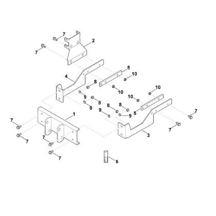 Picture of A - Mounting frame AKD 500.1