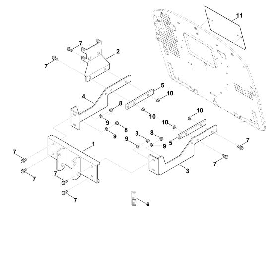Picture of A - Mounting frame AKD 500.2