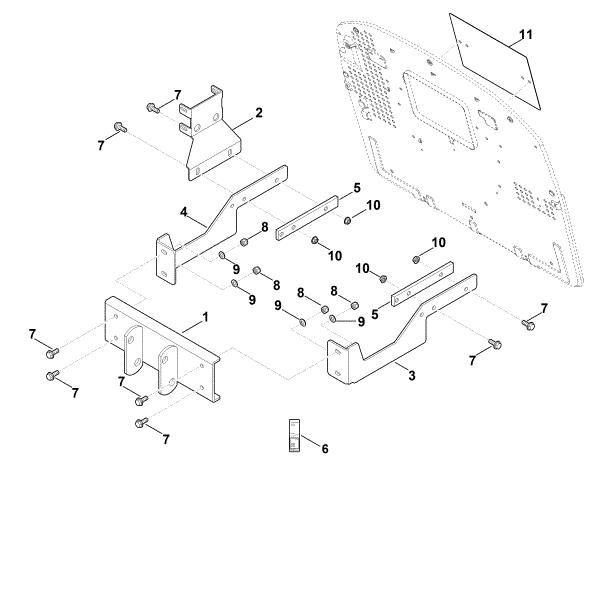 Picture of A - Mounting frame AKD 500.2