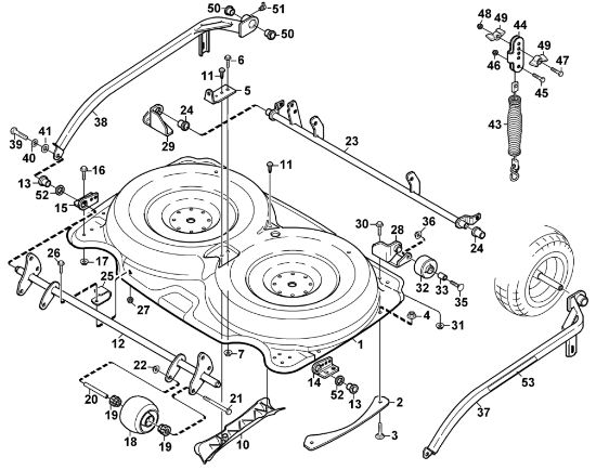 Picture of A - Housing, support AME 442