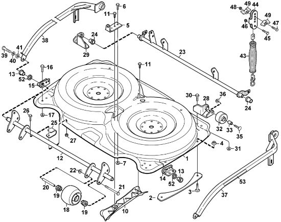 Picture of A - Housing, support AME 842