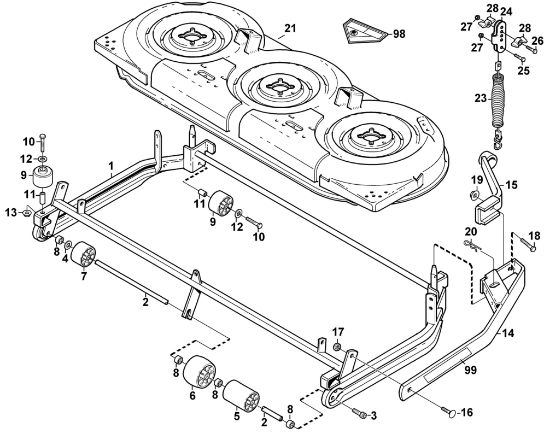 Picture of A - Housing, support AME 848
