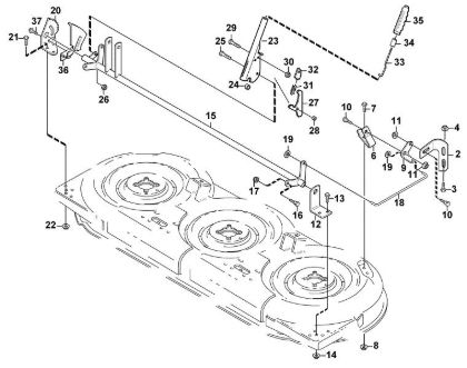 Picture of B - Height adjustment (manual) AMM 848