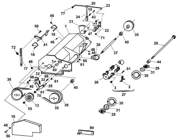 Picture of B - Blade drive ASM 836