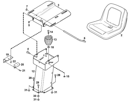 Picture of D - Seat MF 440