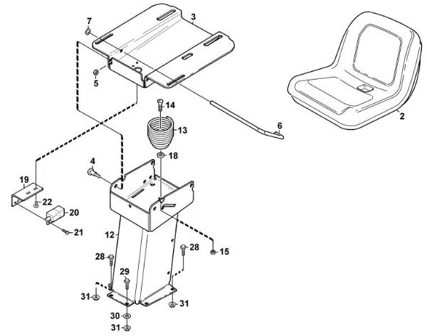 Picture of D - Seat MF 440