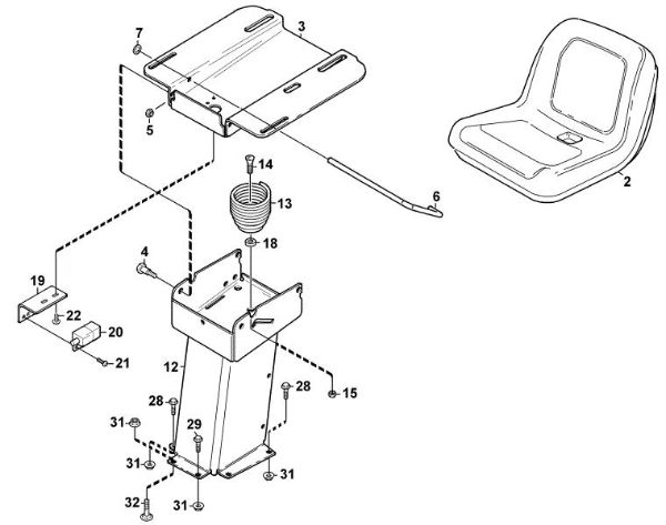 Picture of D - Seat MF 460