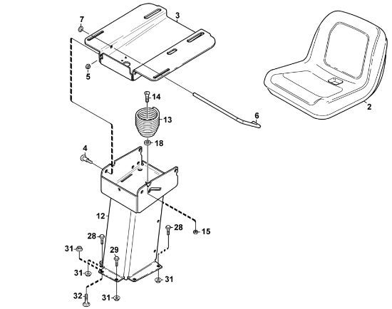 Picture of D - Seat MF 480