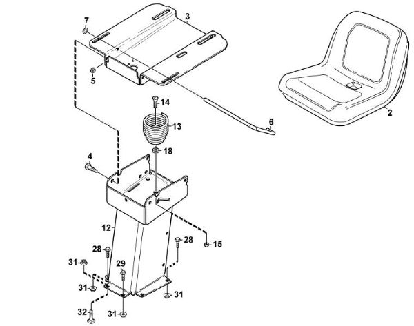 Picture of D - Seat MF 480