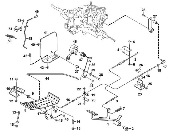 Picture of H - Brake, clutch MF 880
