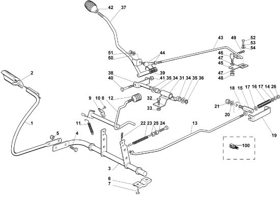 Picture of D - Brake and gearbox control MR 345