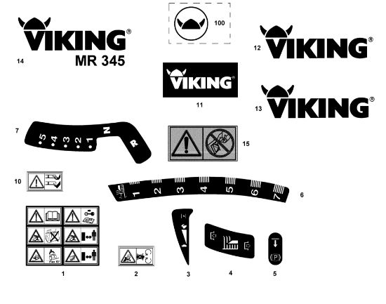 Picture of M - Labels MR 345