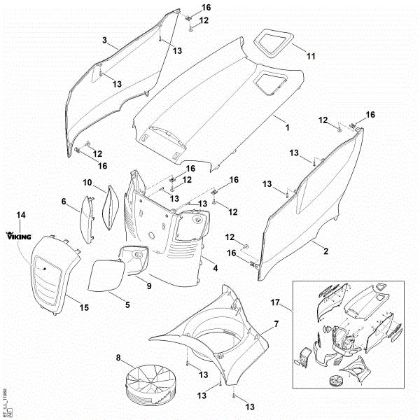 Picture of D - Engine hood MT 4112.0 S