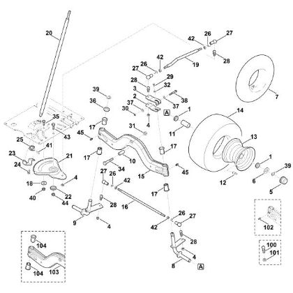 Picture of E - Steering, front wheel MT 4112.0 S