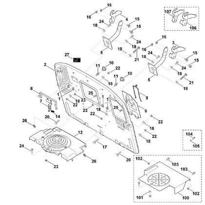 Picture of H - Back panel MT 5097.0 C