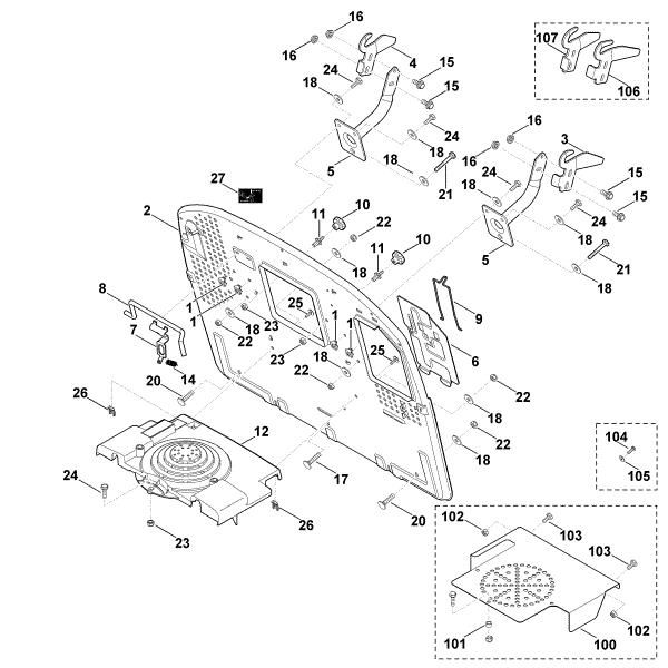 Picture of H - Back panel MT 5097.0 C