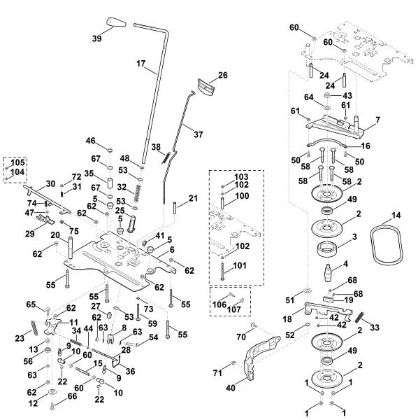 Picture of L - Blade brake clutch, parking brake MT 5097.0 C
