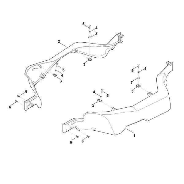 Picture of D - Protective cover, mowing deck MT 5097.0 Z