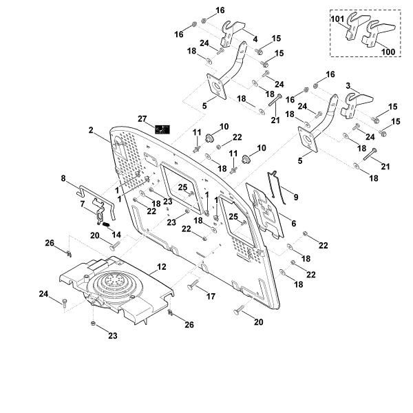 Picture of H - Back panel MT 5097.0 Z