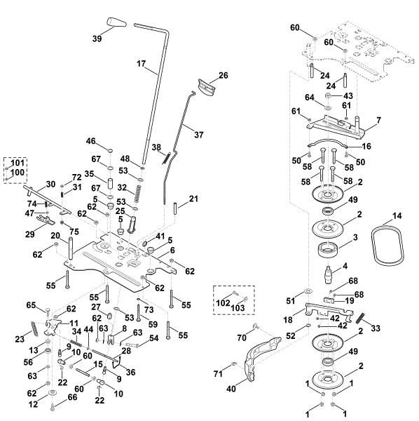 Picture of L - Blade brake clutch, parking brake MT 5097.0 Z