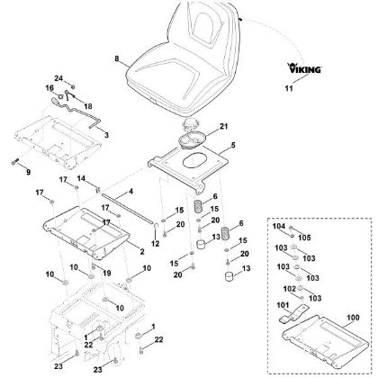 Picture of F - Seat MT 5097.1