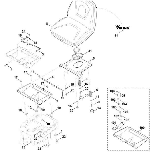 Picture of F - Seat MT 5097.1