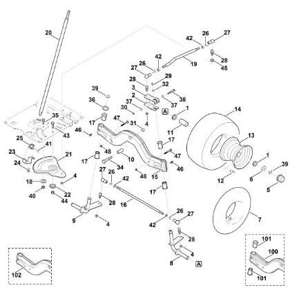 Picture of E - Steering, front wheel MT 5112.1 Z